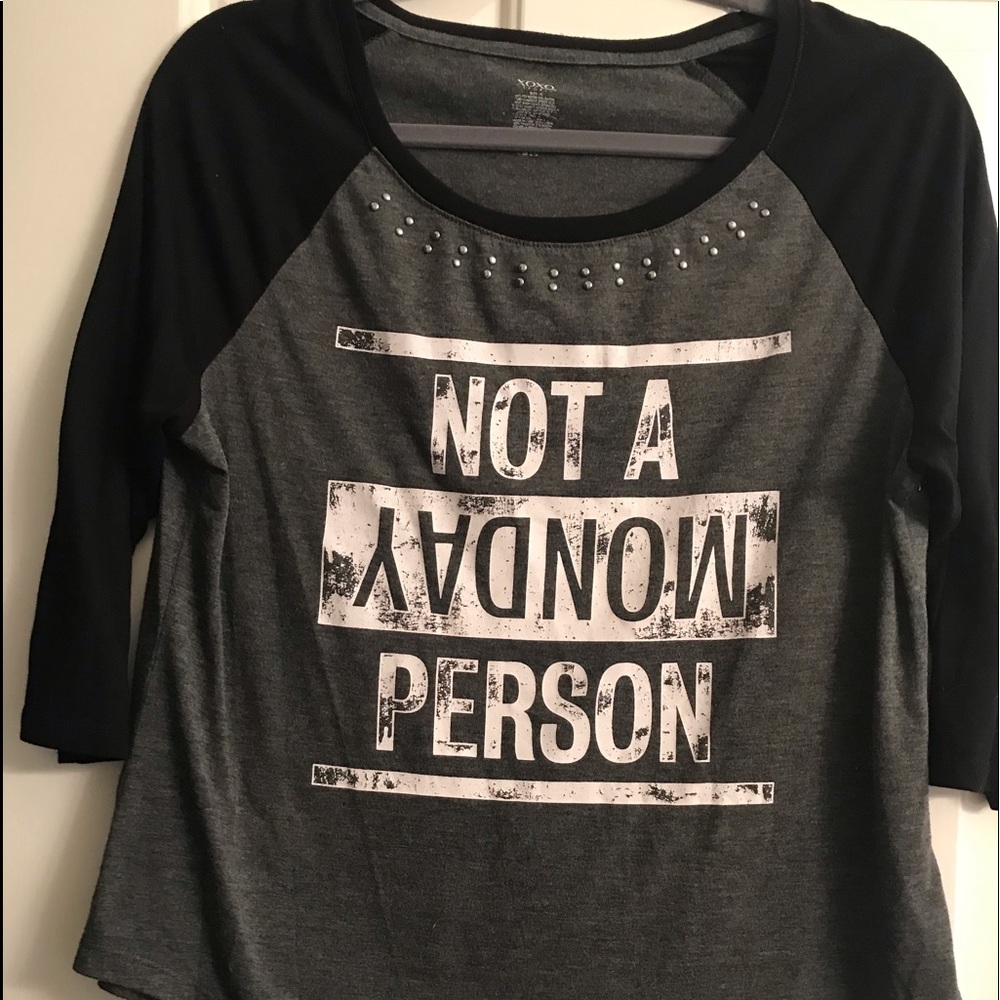 XOXO Sport black and grey sz XL